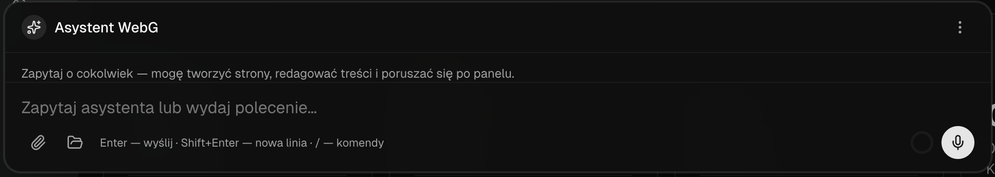 Inteligentny Asystent WebG